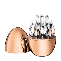 MOOD PRECIOUS Rose Gold 24-Piece Flatware Set