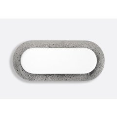 Ecume Platinum Cake Platter Rectangular 15"