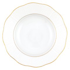Golden Edge Rim Soup Plate