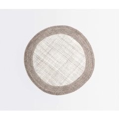 Naiya Round Placemat, Set of 4-Gray