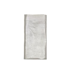 Metallic Linen Napkin, Set of 4-Natural and Silver (D)