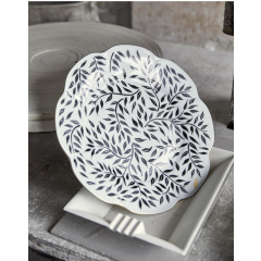 Nymphea - Olivier Black Dinner Plate