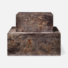 Elita Box - Ash Gray Mappa Burl