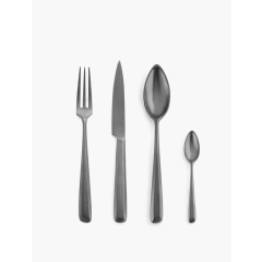Anthracite Zoë Flatware, 5 Piece Set - by Ann Demeulemeester