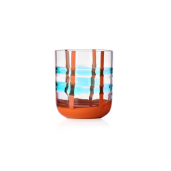 Tumbler Light Turquoise-Orange 11.8 oz