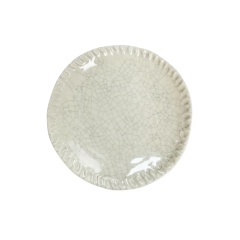 Dashi Plate, Quartz Craquele 7,5'