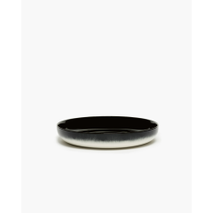 Deep Plate L White/Black Variation B Dé by Ann Demeulemeester